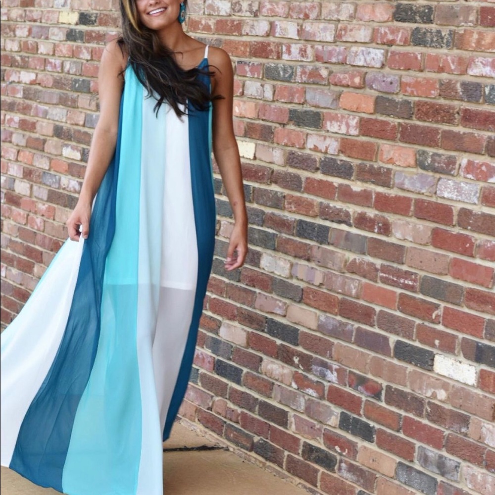 Blue Maxi-dress